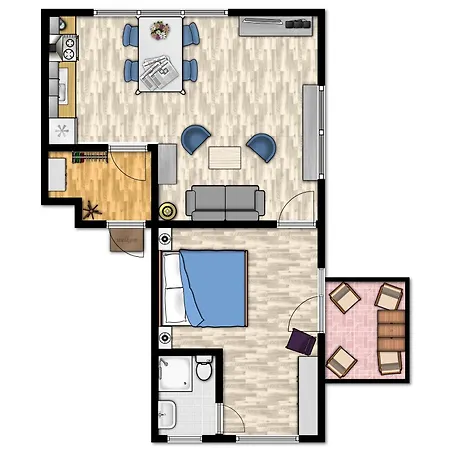 Haus Coordes 01 Apartman *